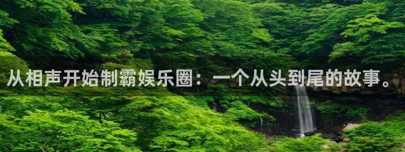 耀世娱乐k：从相声开始制霸娱乐圈：一个从头到尾的故事。