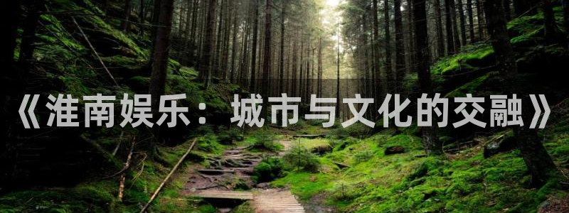 耀世娱乐登录注册：《淮南娱乐：城市与文化的交融》