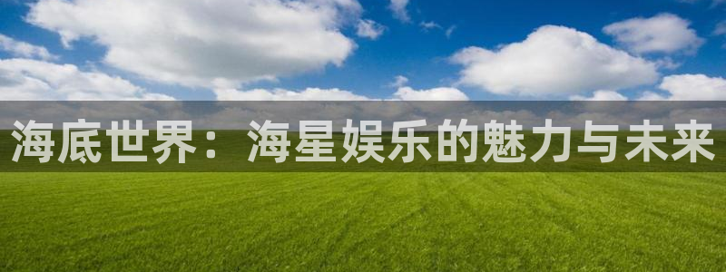 耀世娱乐集团股票：海底世界：海星娱乐的魅力与未来